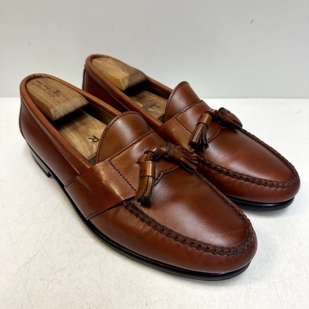 FULLY RESOLED Rancourt & Co. x Cole Haan Tassel Loafer Made in Maine USA 10 D